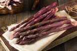 Gemüse-Spargel ‚Pacific Purple‘, Asparagus officinalis ‚Pacific Purple‘, Wurzelware